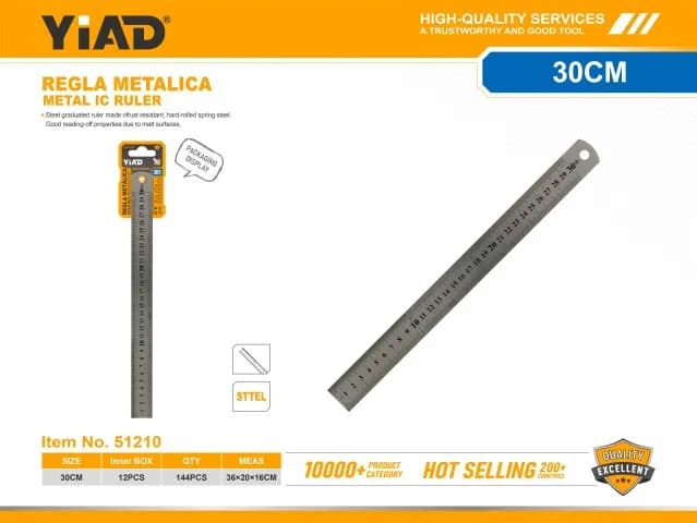 Metalni lenjir 51210
