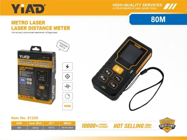 Laserski daljinski metar 51220
