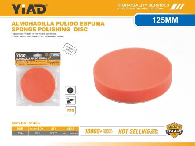 Sunđerasti disk za poliranje 51456