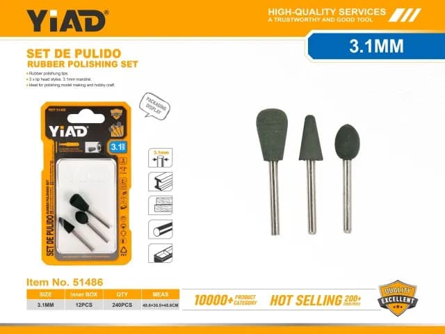 Gumeni poliranje set 51486