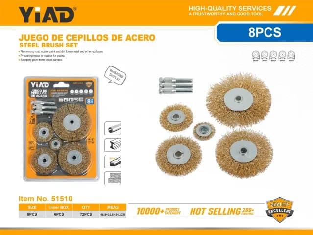 Čelični četka set 51510