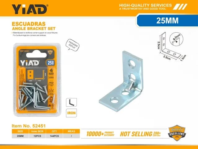 Set ugaonih nosača 52451