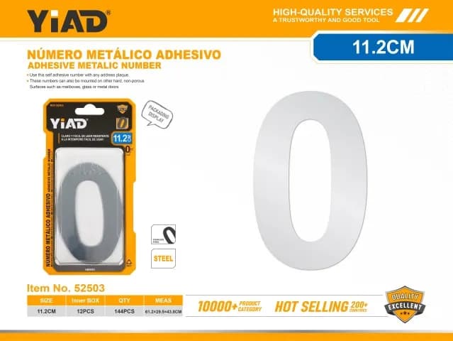 Samoljepivi metalni broj 52503
