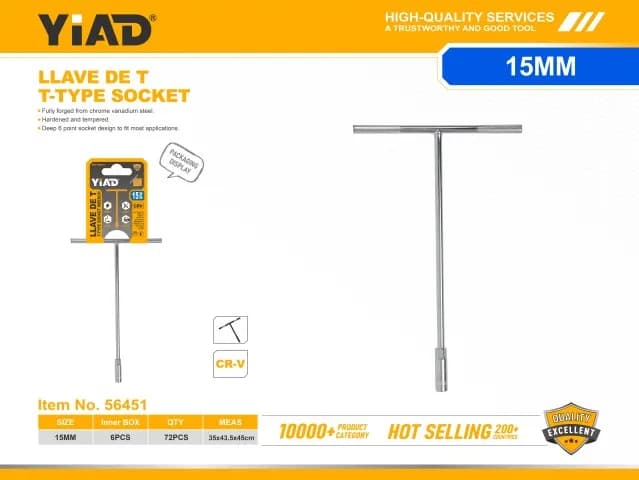 Nasadni ključ T-tip 56451