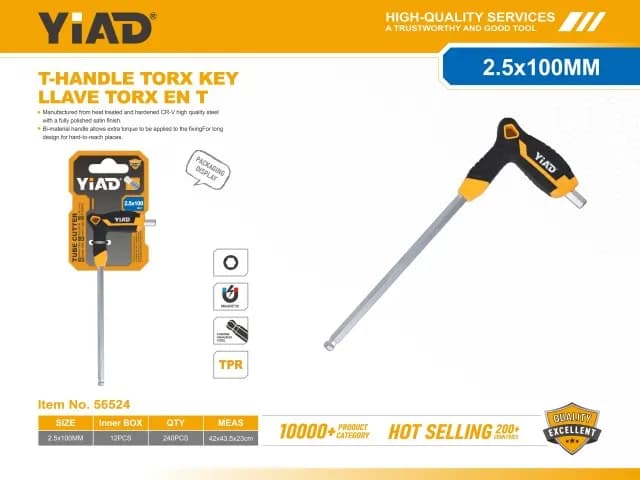 Torx ključ sa T-ručkom 56524