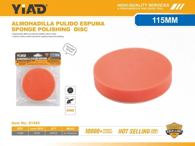 Sunđerasti disk za poliranje 51455